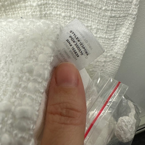 Lulus‎ Elevated Attitude Tweed Sleeveless Top White Size L - Picture 7 of 7